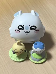 ちいかわ ハチワレ＆うさぎ モモンガ 貯金箱 3点セット♡