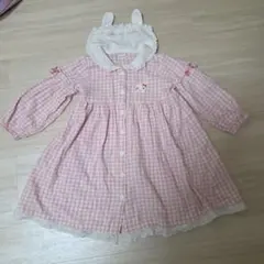 クーラクール　 チェック柄 ワンピースSize100