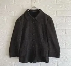 ショート丈 コート グレー