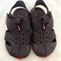 ナイキ サンダル 黒　15cm NIKE キッズ　サンレイプロテクト