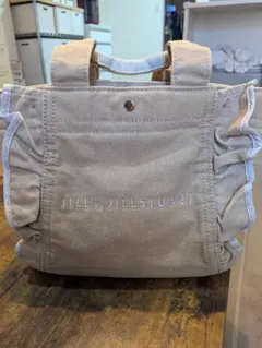JILL by JILLSTUART フリルトートバッグ ベージュ　美品のサムネイル