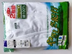新品未使用 GUNZE やさしさ紀行 半袖U首 2枚組 LLサイズ