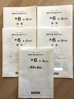 2026年最新】サピックス 新6年組分けテストの人気アイテム - メルカリ