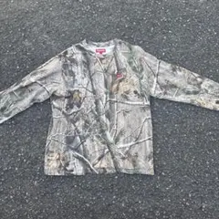 Supreme Realtree カモフラージュ 長袖カットソー L