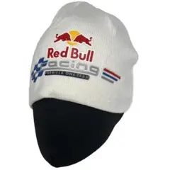 レッドブル レーシング ラバーロゴ ビーニーニットキャップ ホワイトのサムネイル