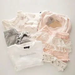 まとめ売りmoujonjonfutafutaべビー服春夏コーデセット80～90㌢