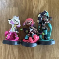 人気amiibo 4点ガール ネオンピンク ヒメ イイダ（スプラトゥーン
