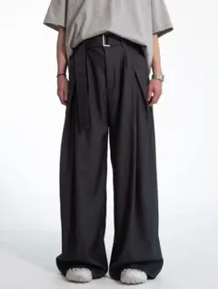 COLN essay belted wide trousers (3c)