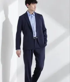 ナノユニバース　セットアップ　スーツ　グレー