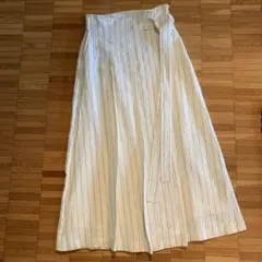 【新品未使用】ミラオーウェン　リネン100%スカート