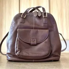 box21 2way ブラウンレザーリュック・バックパックのサムネイル