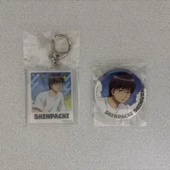 銀魂 J-WORLD 恋の銀魂神社 楕円缶バッジ JMA コースター 志村新八 銀魂 J-WORLD 恋の銀魂神社 楕円缶バッジ JMA コースター 志村新八