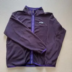 パープル フリース ジャケット アウトドア