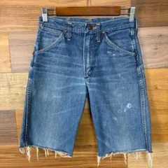 USA製 60s Wrangler ラングラー カットオフ デニム パンツ 古着のサムネイル