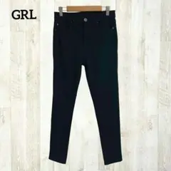 グレイル スキニーパンツ L 黒 ブラック ストレッチ シンプル 定番 伸縮性