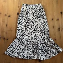 SALE★レオパード柄マーメイドスカート