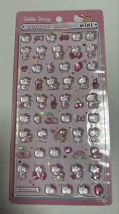 正規品 サンリオ ボンボンドロップシール mini ピンクのキティちゃん 未開封