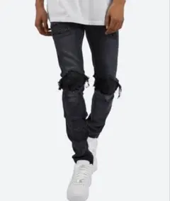 mnml/ミニマル/蛇腹パンツ/X162 STRETCH DENIMのサムネイル