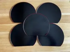 和食器 半月盆 5枚セット 漆器