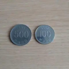 韓国硬貨 500ウォン 100ウォン 3枚セット - メルカリ