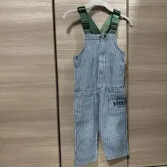 little WEEKENDストライプ オーバーオール 100cm