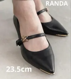 m様【美品】RANDA 2WAY モノグラムパーツ　ポインテッドトゥパンプス