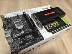 ASRock H81M-HG4 マザボ Palit GTX960 2GB グラボ