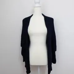 COMME CA DU MODE コムサデモード ネイビー ニット カーディガン
