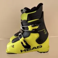 HEAD Z2子ども用スキーブーツ 21.0〜21.5cm 蛍光イエロー