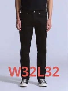 리바이스 BLUETAB™ 502™ 테이퍼드 청바지 블랙