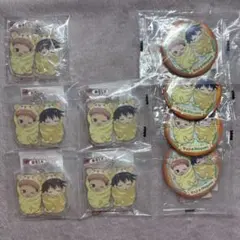 呪術廻戦　ぷにとっぷ♡おくるみたいがーあそーと2 アクリルチャーム　缶バッジ