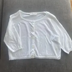 S MaxMara ボレロタイプカーディガンホワイトのサムネイル