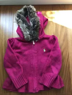ラルフローレン ファー付きパーカー 3T