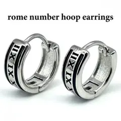 ピアス メンズ シルバー925 フープピアス 新品 人気 韓国系【PN2418】