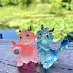 怪奇里紗　ぬっぺっぽう　蓄光 【 桃色・青色 】 2個セット 怪奇里紗 ぬっぺっぽう 蓄光 【 桃色・青色 】 2個セット - メルカリ