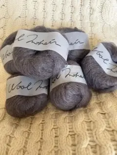 ウールモヘアcolor5 6玉