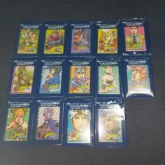 当時物）ジョジョの奇妙な冒険 25周年 メモリアルカード 9種セット 