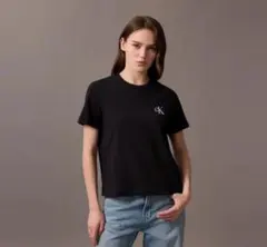 新品未使用♪Calvin Klein モノグラムロゴ Tシャツ　Lサイズ