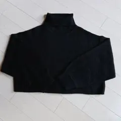 H&M エイチアンドエム ショート丈 タートル セーター 長袖