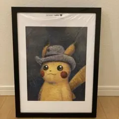 油絵風アートアクリルスタンド ゴッホピカチュウ ポケモンがゴッホ美術館とコラボ ピカチュウがゴッホ風のポスト