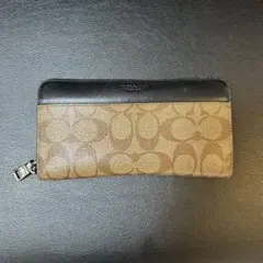 COACH 長財布 ブラウン/ブラック