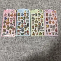 きゅん〜POPシール AIモンスター ぷくぷくシール４種セット