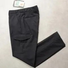 SLOWEAR★新品スローウェア インコテックス製ウールカーゴパンツ50ネイビーのサムネイル