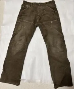 G-STAR RAW コーデュロイ　ブラウンパンツ　W33×L32 一部難あり