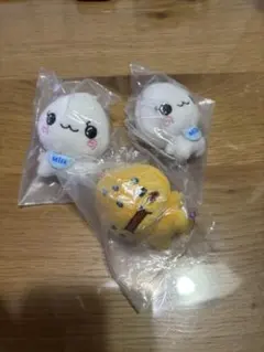 しずくちゃん ふわふわぬいぐるみ　キーホルダー　みるみるちゃん　アセオ君