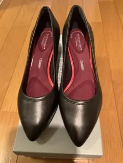 【新品同様】ROCKPORT パンプス ブラック22.5センチ