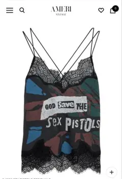 アメリビンテージSex Pistols LINGERIE CAMISOLEのサムネイル