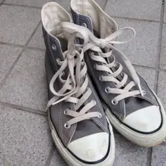 コンバース グレー ハイカットスニーカー 24.5　5H(5 1/2)
