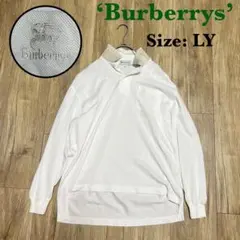 2026年最新】BURBERRY カラー：ホワイト系 レディース 長袖 ポロシャツ