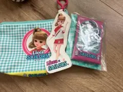 1番くじ　リカちゃん　Licca x Sailors ポーチセット